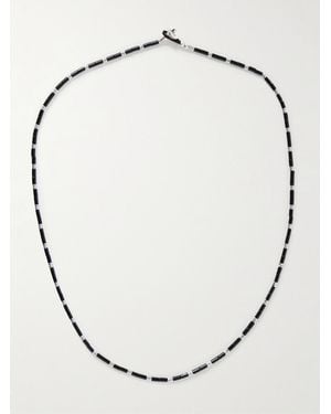 Mikia Onyx, Hematite And Beaded Necklace - Natural