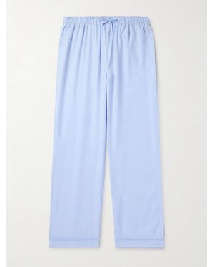 CDLP Straight-Leg Lyocell Pyjama Trousers - Blue