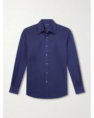 Thom Sweeney Linen Shirt - Blue