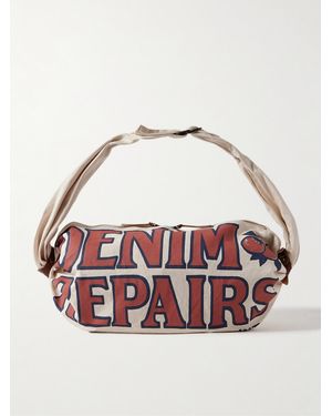 Kapital #8 Snufkin Printed Canvas Messenger Bag - Red