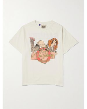 GALLERY DEPT. Doc Johnson Toys 4 Love Glittered Printed Cotton-jersey T-shirt - White