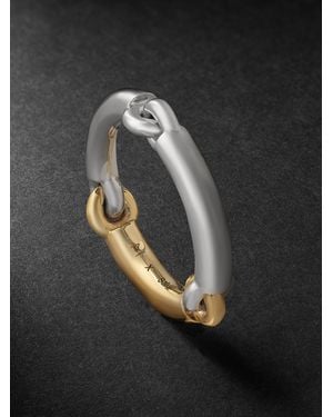 MAOR The Solstice 18-karat White And Yellow Gold Ring - Black