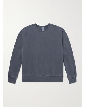 FRIZMWORKS Og Pigment-dyed Cotton-jersey Sweatshirt - Blue