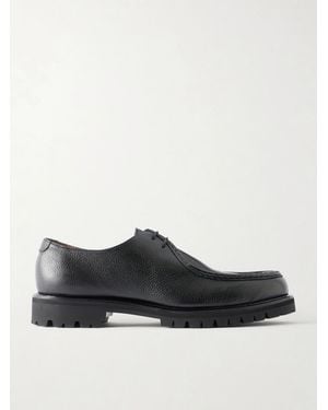 MR P. Jacques Full-Grain Leather Derby Shoes - Black