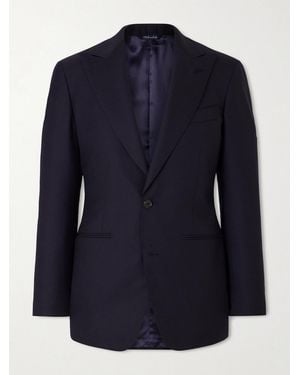 Saman Amel Wool Blazer - Blu