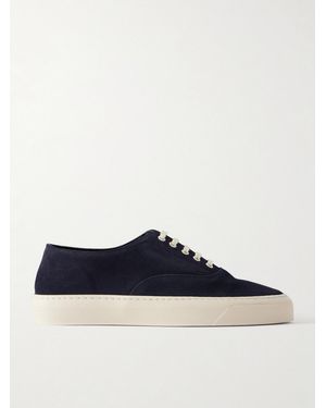 Morjas Deck Suede Sneakers - Blue