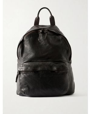 Officine Creative Ignis Leather Backpack - Black