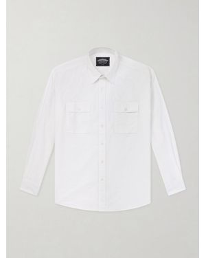 FRIZMWORKS Typewriter Cotton Shirt - White