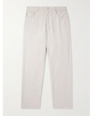 A.P.C. Fairfax Straight-leg Cotton-corduroy Trousers - White