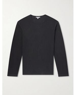 James Perse Cotton-jersey T-shirt - Blue