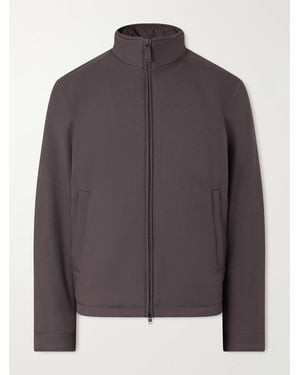 Herno Padded Twill Bomber Jacket - Grey