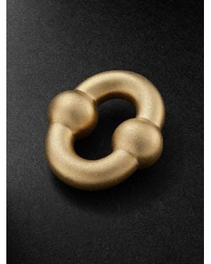 Greg Yuna Umlaut Mini 18-Karat Gold Pendant - Schwarz