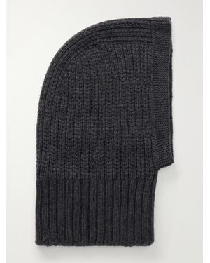 Johnstons of Elgin Waffle-Knit Cashmere Snood - Blue