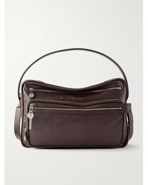 Acne Studios Camero Camera Leather Messenger Bag - Brown