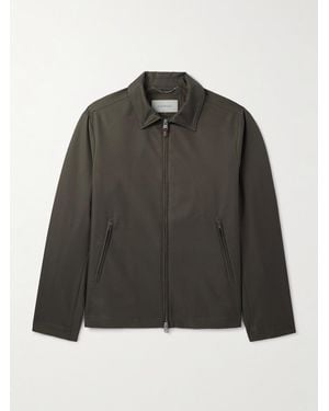 Canali Shell Bomber Jacket - Grey