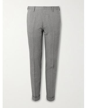 Paul Smith Straight-Leg Woven Suit Trousers - Grey