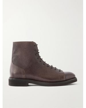 MR P. Monkey Full-Grain Leather Boots - Braun