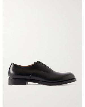 Dries Van Noten Leather Derby Shoes - Nero