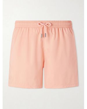 Thom Sweeney Straight-Leg Mid-Length Swim Shorts - Pink