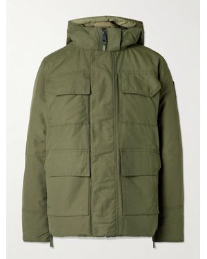 Canada Goose Maitland Cotton And Nylon-Blend Canvas Down Parka - Green