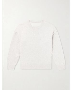 Visvim Jumbo Sb Wool And Cotton-Blend Jersey Sweatshirt - Natural