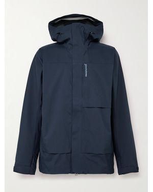 Houdini Rollercoaster Recycled Hooded Ski Jacket - Blue