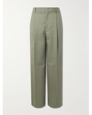 Jil Sander Pantaloni A Gamba Larga - Verde