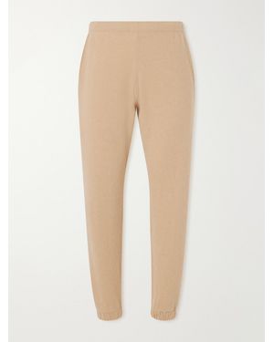 Ghiaia Tapered Cashmere Joggers - Natural