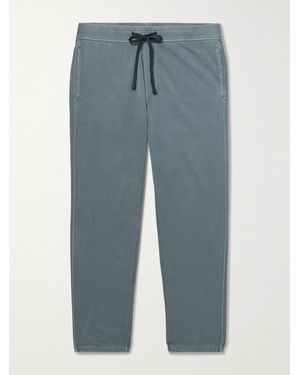 James Perse Loopback Supima Cotton-Jersey Joggers - Blue