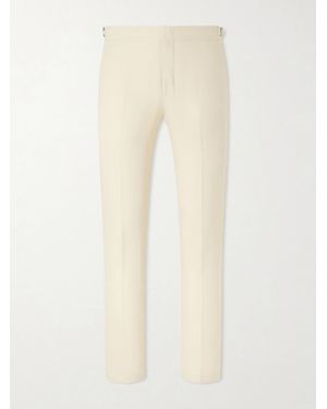 Orlebar Brown Griffon Tapered Linen Trousers - Natural