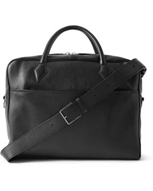 Metier Closer All Day Leather Briefcase - Black