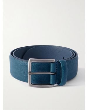 Anderson's Gürtel aus vollnarbigem Leder - Blau