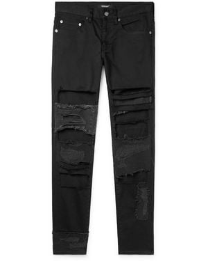 Undercover Scab Skinny-Fit Distressed Jeans - Black