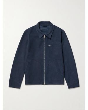 Valstar James Suede Jacket - Blue