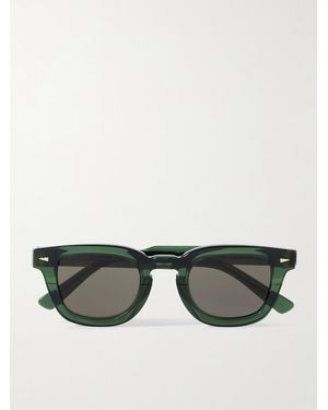 Ahlem Champ De Mars Square-frame Acetate Sunglasses - Green