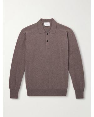 Ssstein Cashmere Polo Sweater - Brown