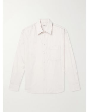 Lemaire Cotton And Silk-Blend Shirt - Natural