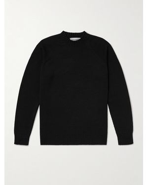 John Smedley Denver Extrafine Merino Wool Jumper - Black