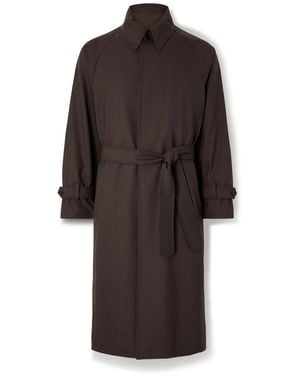 STÒFFA Wool-Canvas Coat - Brown