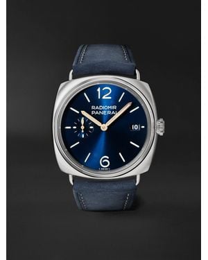 Panerai Radiomir Quaranta 40mm Stainless Steel Watch - Schwarz