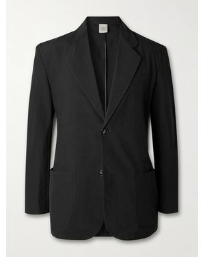 SSAM Cotton And Silk-blend Blazer - Black
