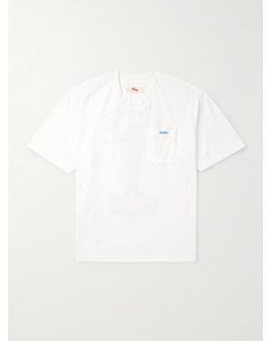 CHERRY LA Where The West Begins T-Shirt aus Baumwoll-Jersey mit Print - Weiß