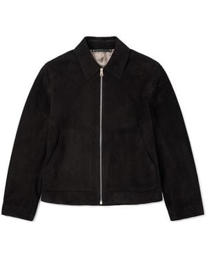 Paul Smith Suede Blouson Jacket - Black