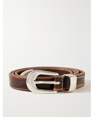Our Legacy 2Cm Full-Grain Leather Belt - Brown