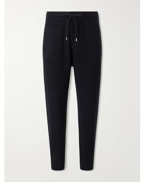 Brunello Cucinelli Cashmere Drawstring Joggers - Blue