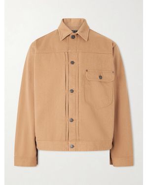 Beams Plus Digger Cotton-Piqué Jacket - Natural