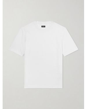 ZEGNA Oasi Knitted Linen T-Shirt - White