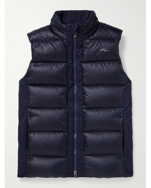 Kjus Frx Blackcomb Quilted Down Gilet - Blue