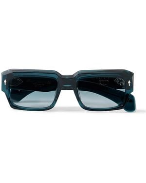 Jacques Marie Mage Last Frontier Vi Dakota D-Frame Acetate, - And-Tone Sunglasses - Black