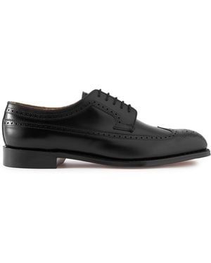 Grenson Canterbury Leather Wingtip Brogues - Black